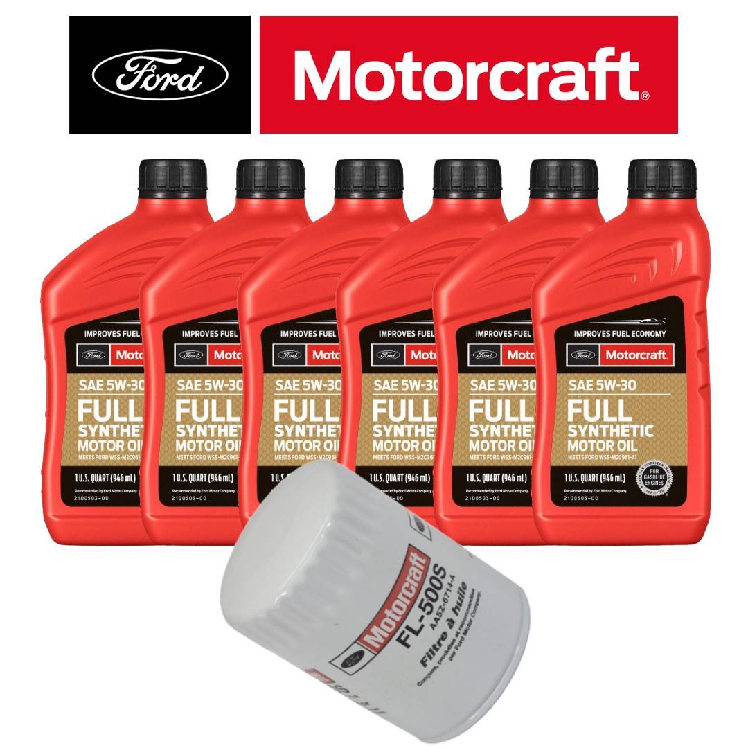 Image of Motorcraft Synthetic Oil Change Kit For 11+ Ford Expedition/F-150 3.5L EcoBoost
