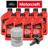 Image of Motorcraft 5W-20 Oil Change Kit W/ New Drain Plug For 2011+ Ford F-150 5.0L