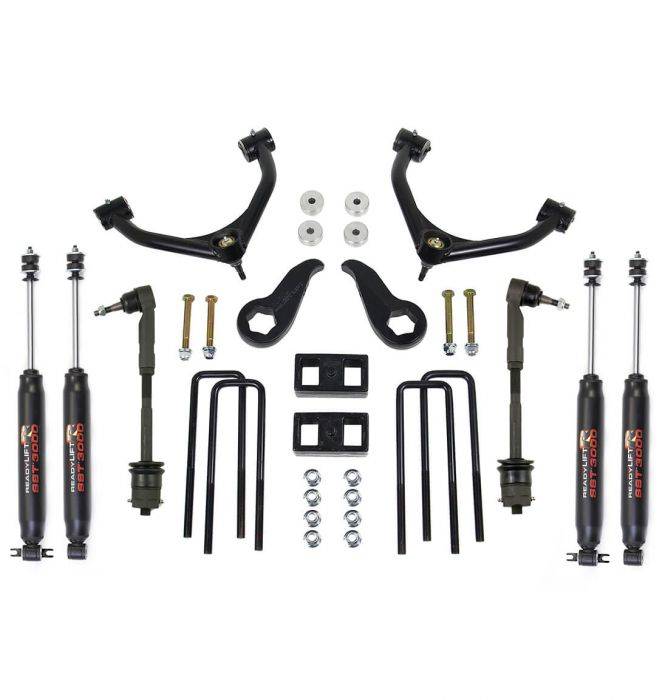 Image of ReadyLift 3.5"F 1"R SST Lift Kit W/ SST3000 Shocks For 11-19 GM 2500 HD SRW