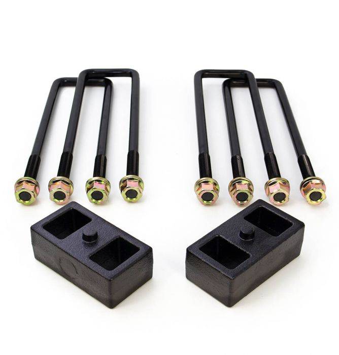 Image of ReadyLift 2" Rear Lift Block Kit For 2011-2021 Chevrolet/GMC 2500/3500HD SRW
