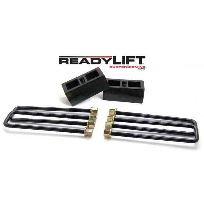 Image of ReadyLift 2" Factory Style Rear Block Kit For 11+ Chevrolet/GMC 2500/3500HD SRW