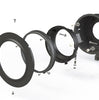 Image of Morimoto Super7 Projector Headlights W/ Clear Lens For 2020+ Jeep Gladiator JT