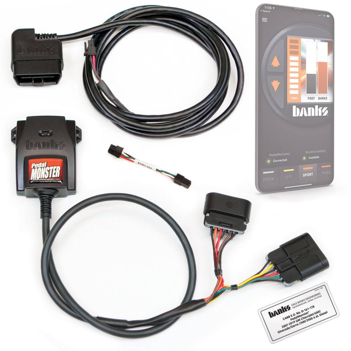Image of Banks Power Pedal Monster Kit For 2007.5-2019 Silverado/Sierra 2500HD/3500HD 6.6L Duramax Diesel
