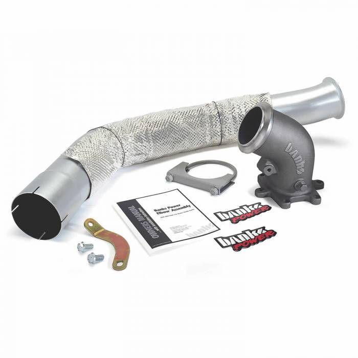 Image of Banks 4" Power Elbow Kit With Outlet Pipe 00-03 Ford Excursion 7.3 Powerstroke