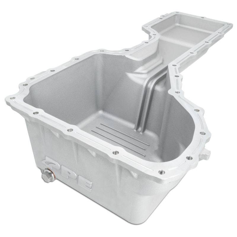 Image of PPE Raw Heavy Duty Cast Aluminum Oil Pan For 2017-2019 Chevy/GMC 6.6L Duramax