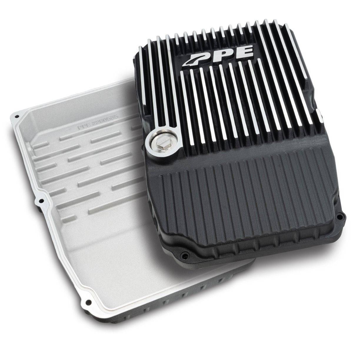 Image of PPE Heavy Duty Brushed Transmission Pan For 06-18 Dodge/Jeep WA580/W5A580/NAG1