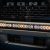 Image of Rudy's Mounting Brackets & Baja Designs S8 Amber Wide Driving Light Bar Kit For 21+ Bronco W/ Steel Bumper & Upfitter