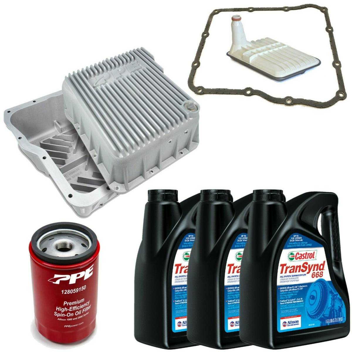 Image of ACDelco Allison 1000 Transmission Service Kit & PPE Deep Pan For 01-19 GM Trucks