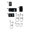 Image of PPE Silicone Hose Kit W/ Stainless Clamps For 11-16 GM 6.6L LML Duramax Diesel
