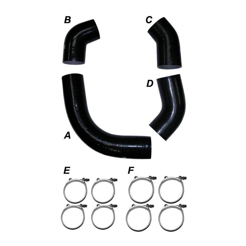 Image of PPE Silicone Hose Kit With Stainless Clamps For 2001 GM 6.6L LB7 Duramax Diesel
