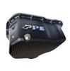 Image of PPE Black High Capacity Cast Aluminum Oil Pan For 2001-2010 6.6L Duramax