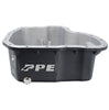 Image of PPE Black High Capacity Cast Aluminum Oil Pan For 2001-2010 6.6L Duramax