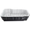 Image of PPE 68RFE Brushed Transmission Pan For 2007.5-2021 Dodge Ram 6.7L Cummins Diesel