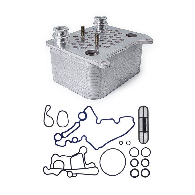 Image of PPE High Flow Oil Cooler & Gasket Kit For 2003-2007 Ford 6.0L Powerstroke Diesel