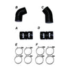 Image of PPE Silicone Hose Kit W/ Stainless Clamps For 04.5-05 GM 6.6L LLY Duramax Diesel
