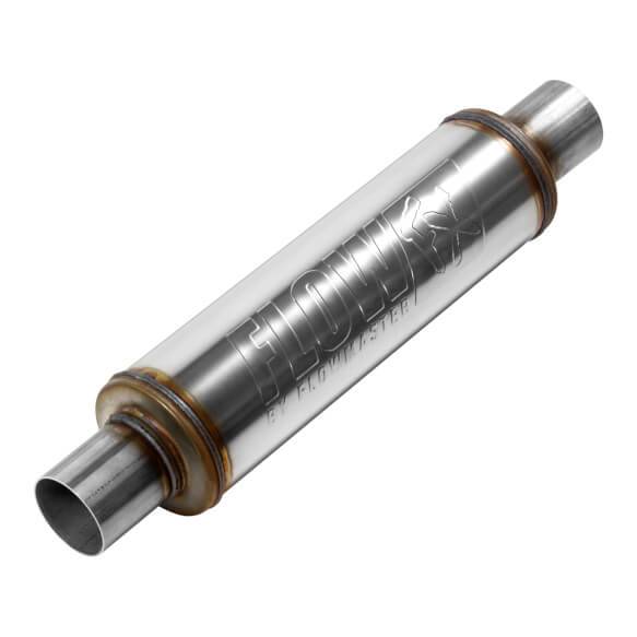Image of Flowmaster FlowFX 2.25" In/Out Round Muffler For All Gas Cars Trucks & Suv's