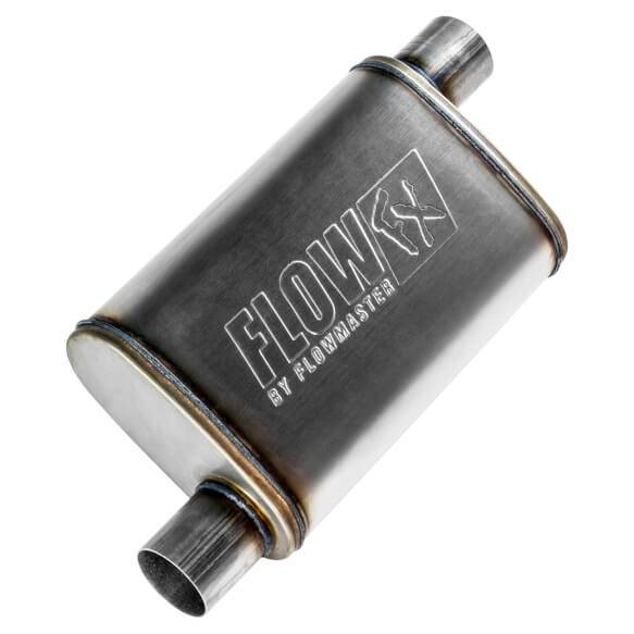 Image of Flowmaster FlowFX 2.5" In/Out Offset Muffler For All Gas Cars Trucks & Suv's