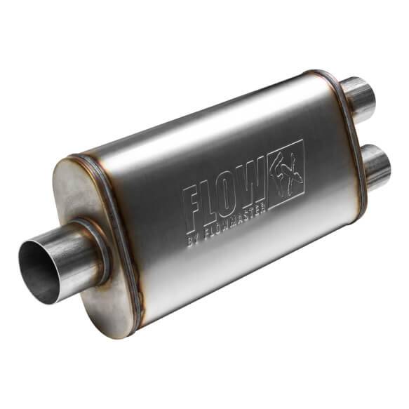 Image of Flowmaster FlowFX 3" Inlet 2.5" Dual Outlet Muffler For Gas Cars Trucks & Suv's