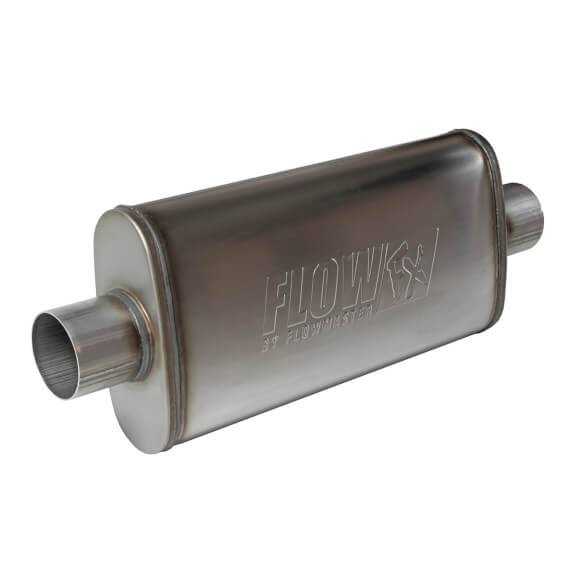 Image of Flowmaster FlowFX 3" Center In/Out Stainless Muffler For Gas Cars Trucks & Suv's