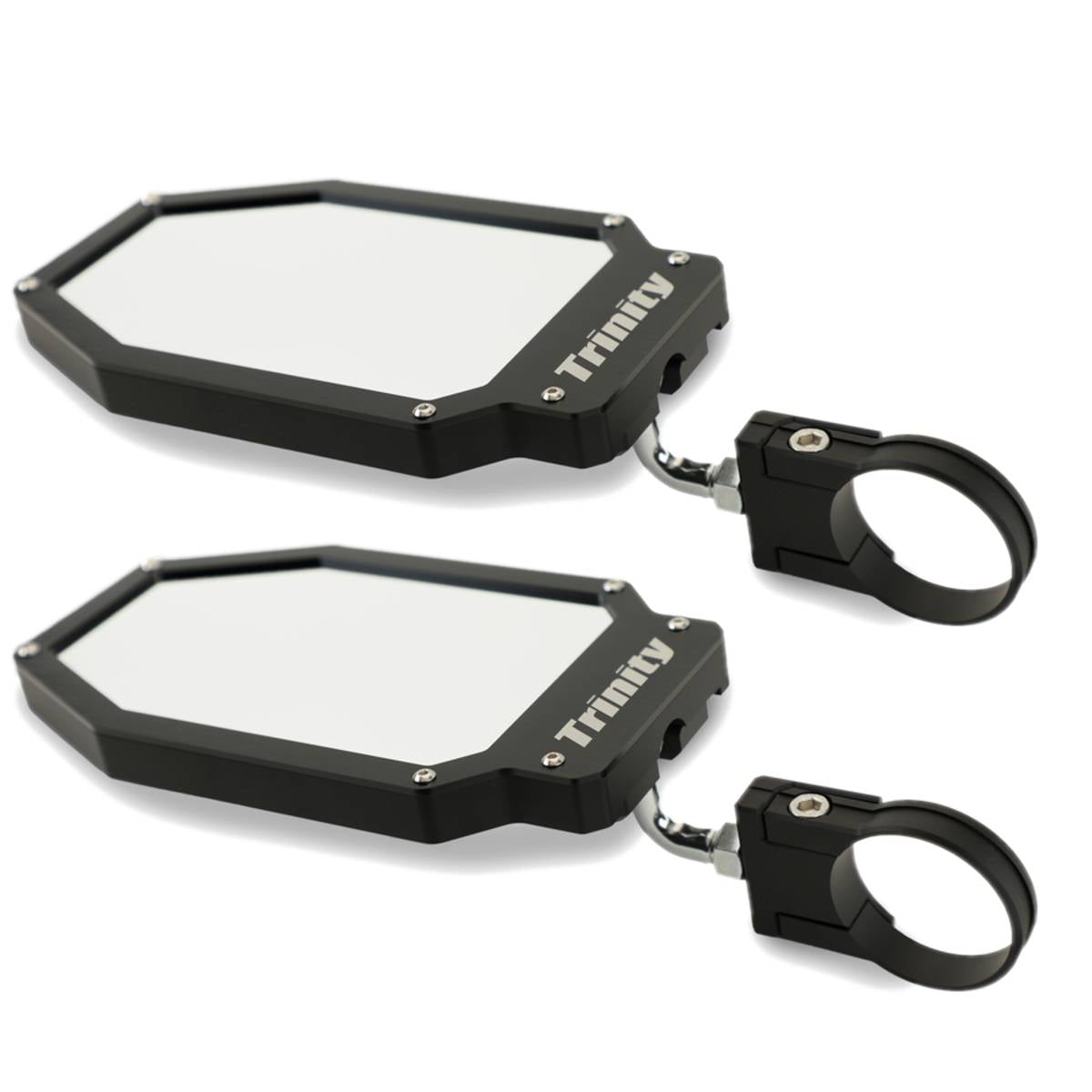 Image of Trinity Racing 1.75" Roll Cage Mount Side View Mirror Kit For Polaris Can-Am