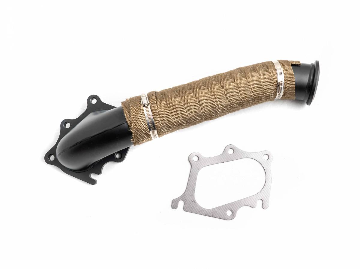 Image of Rudy's 3" High Temp Coated Stainless Steel Turbo Down Pipe For 01-04 6.6L Duramax