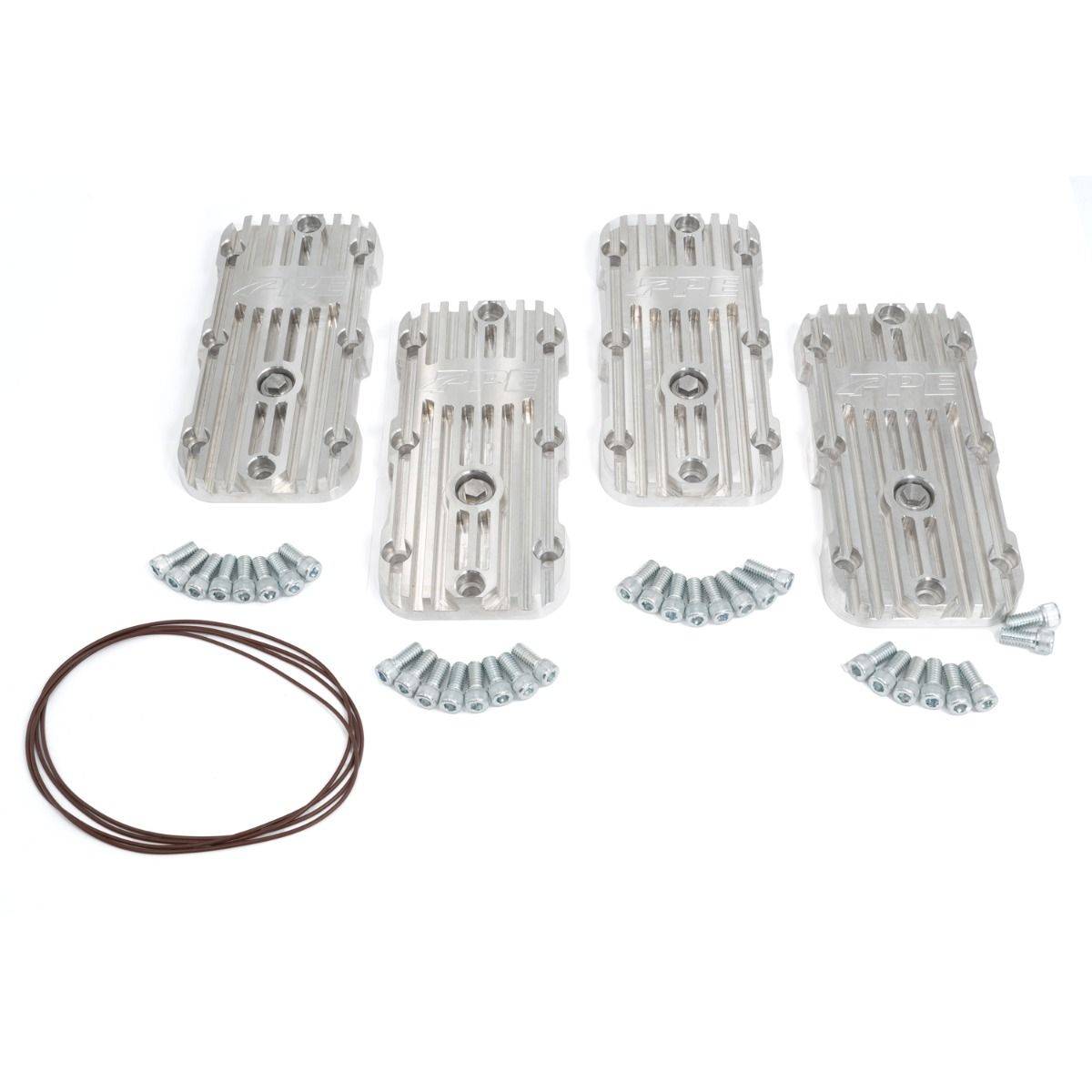 Image of PPE Billet Geared Hub Heat Sink Cover Set For 1992-2006 Hummer H1 HMMWV Humvee