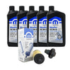Image of MOPAR 0W-20 Oil Change Kit W/ Drain Plug For 18+ Jeep Wrangler JL/Gladiator 3.6L