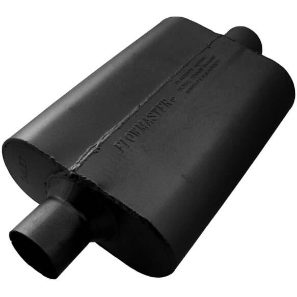 Image of Flowmaster 40 Series Delta Flow 2.5" Center In/Out Chambered Universal Muffler