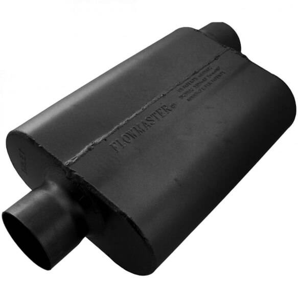 Image of Flowmaster 40 Series Delta Flow 3" Center in 3" Offset Out Universal Muffler
