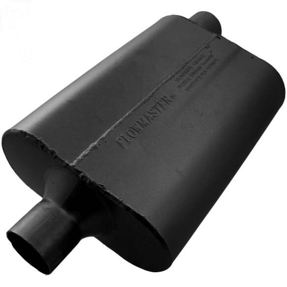 Image of Flowmaster 40 Series Delta Flow 2.25" In 2.25" Offset Out Universal Muffler