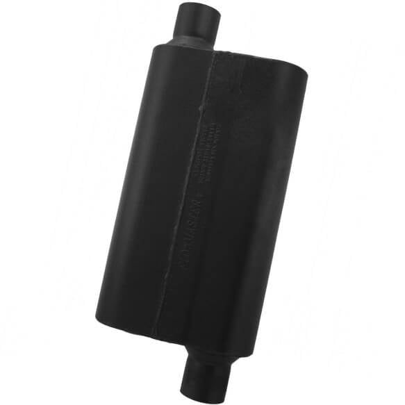 Image of Flowmaster Stainless 40 Series Delta Flow 2.5" In/Out Offset Universal Muffler