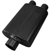 Image of Flowmaster Stainless 40 Series Delta Flow 3" Center In 2.5" Dual Out Muffler