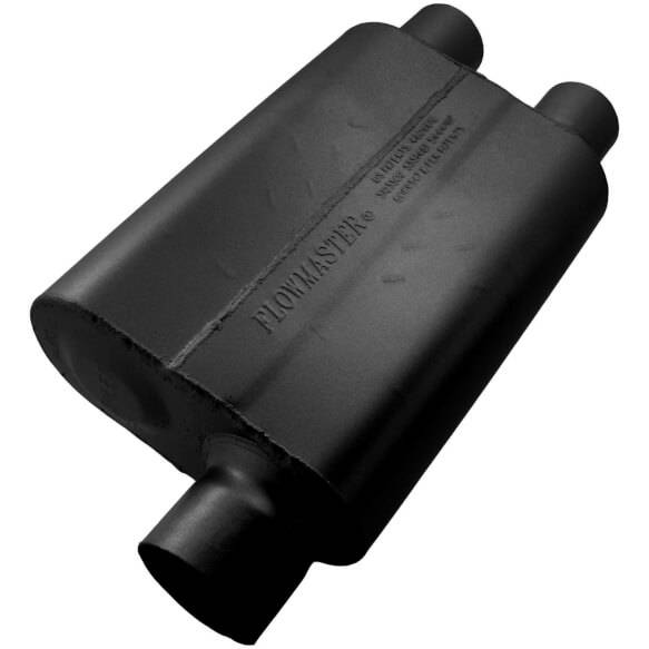 Image of Flowmaster 40 Series Delta Flow 3" Offset in 2.5" Dual Out Universal Muffler