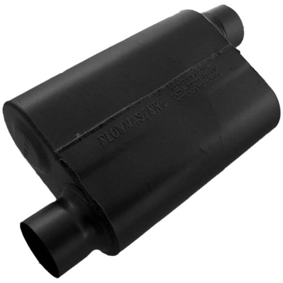 Image of Flowmaster 40 Series 3" In/Out Offset Aggressive Chambered Universal Muffler