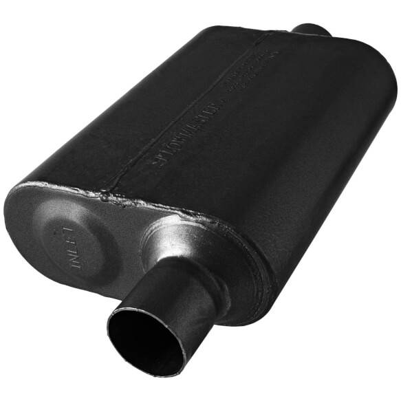 Image of Flowmaster 40 Series Stainless 2.25" Offset In 2.25" Out Universal Muffler