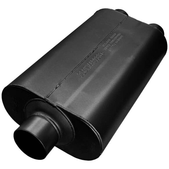 Image of Flowmaster 50 Series Heavy Duty 3" Center In 2.5" Dual Out Chambered Muffler