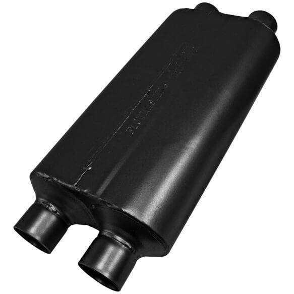 Image of Flowmaster 50 Series Heavy Duty 2.5" Dual Inlet/Outlet Offset Chambered Muffler