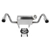 Image of XDR Off-Road Dual Slip-On Exhaust For 2017-2021 Can-Am Maverick X3 Turbo R 900CC