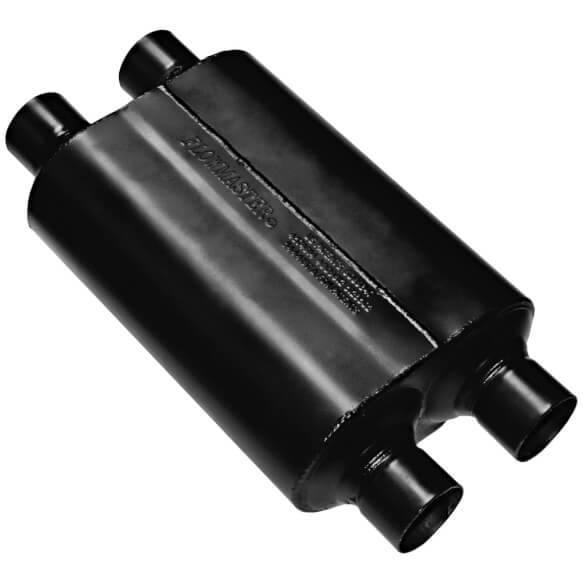 Image of Flowmaster Super 40 Series 2.5" Dual Inlet/Outlet Universal Chambered Muffler