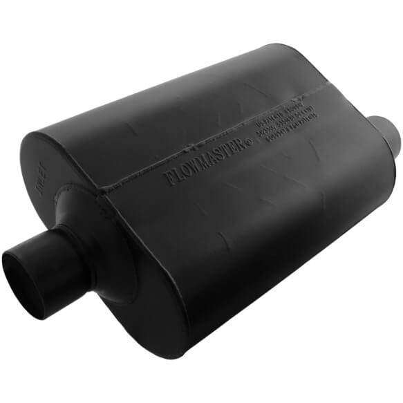 Image of Flowmaster Super 40 Series 2.5" In 2.5" Offset Out Universal Chambered Muffler
