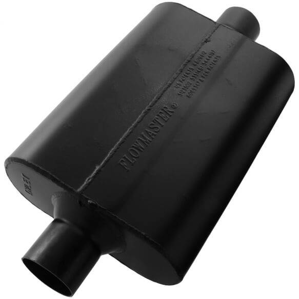 Image of Flowmaster Super 44 Series 2.5" Center Inlet/Outlet Universal Chambered Muffler