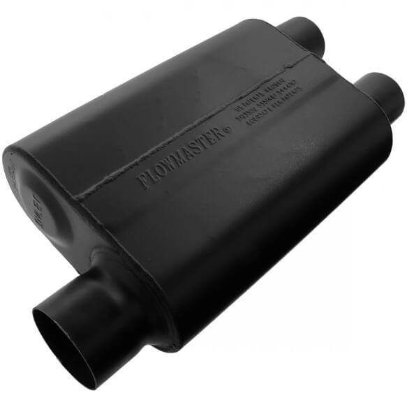 Image of Flowmaster Super 44 Series 3" Offset Inlet 2.5" Dual Outlet Universal Muffler