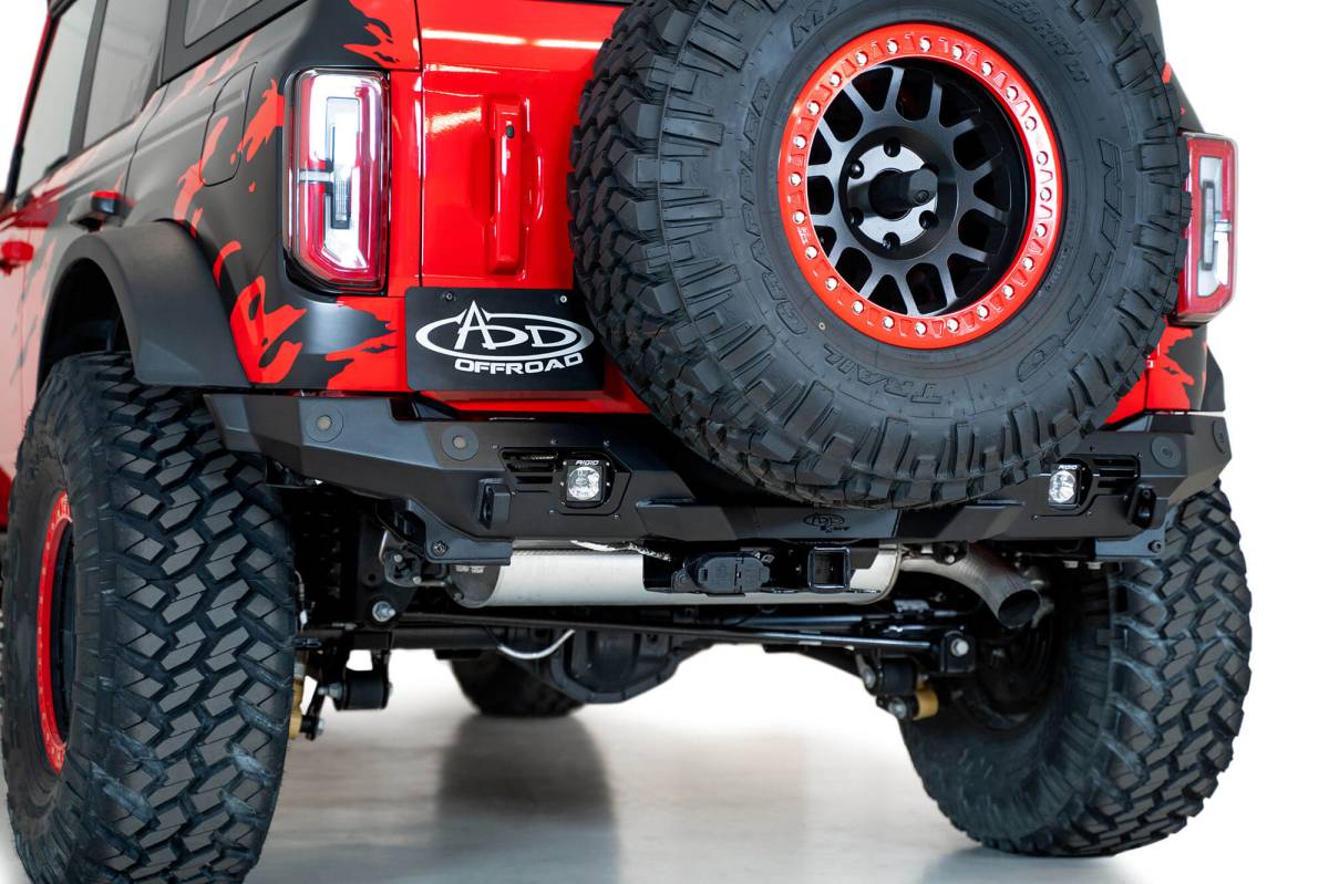 Image of Addictive Desert Designs Bomber Rear Bumper For 2021-2022 Ford Bronco