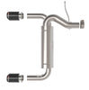 Image of AFE Vulcan Series Stainless Axle-Back Exhaust W/ Carbon Tips For 21+ Ford Bronco