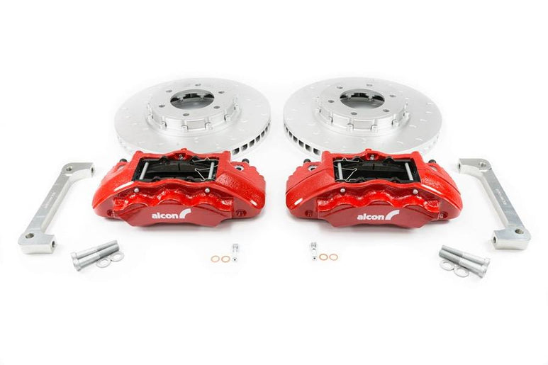Image of Alcon Red 6-Piston Caliper Front Big Brake Kit For 2021+ Ford Bronco