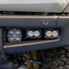 Image of Baja Designs Upfitter SAE Squadron Clear & S2 Fog LED Light Kit With Brackets For 21+ Ford Bronco W/ Steel Bumper