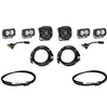 Image of Baja Designs Upfitter SAE Squadron Clear & S2 Fog LED Light Kit With Brackets For 21+ Ford Bronco W/ Steel Bumper
