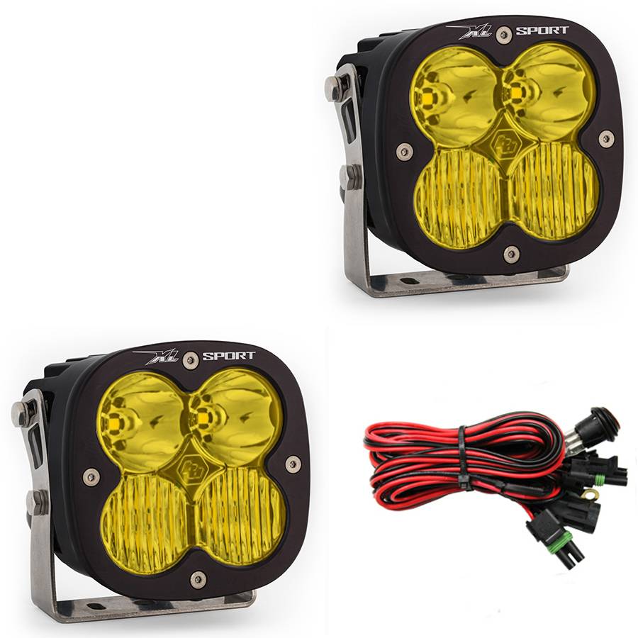 Image of Baja Designs XL Sport Amber LED Driving/Combo Light Pods 3,150 Lumens - Pair