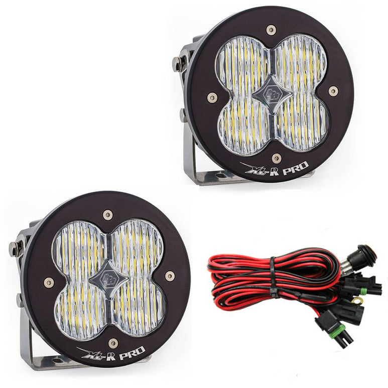 Image of Baja Designs XL-R Pro Clear LED Wide Cornering Light Pods 4,900 Lumens - Pair