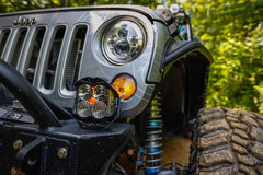 Image of Baja Designs LP4 Pro LED Amber Driving/Combo Light 7,050 Lumens - Single